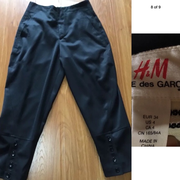 Comme Des Garcons H&M langenlook pants size 4 - Picture 6 of 6
